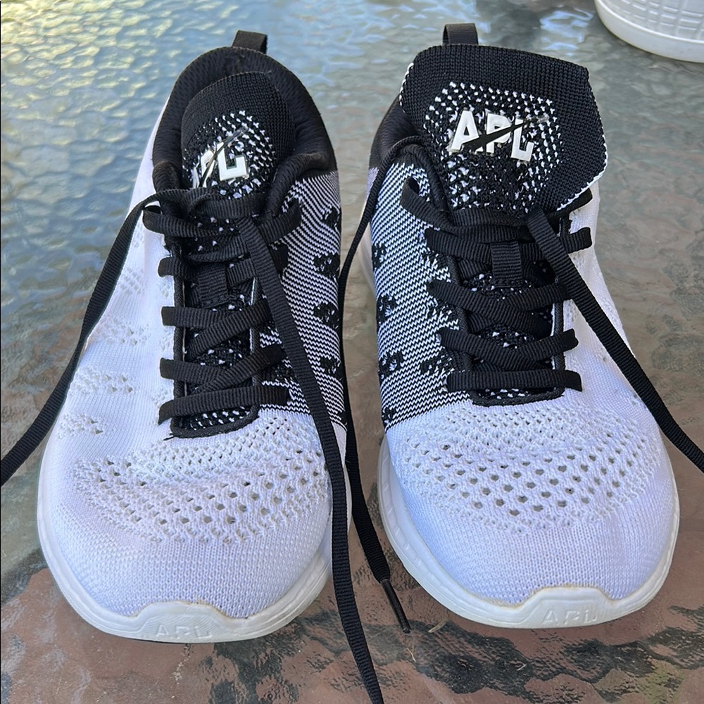 APL Monochrome Knit Sneakers